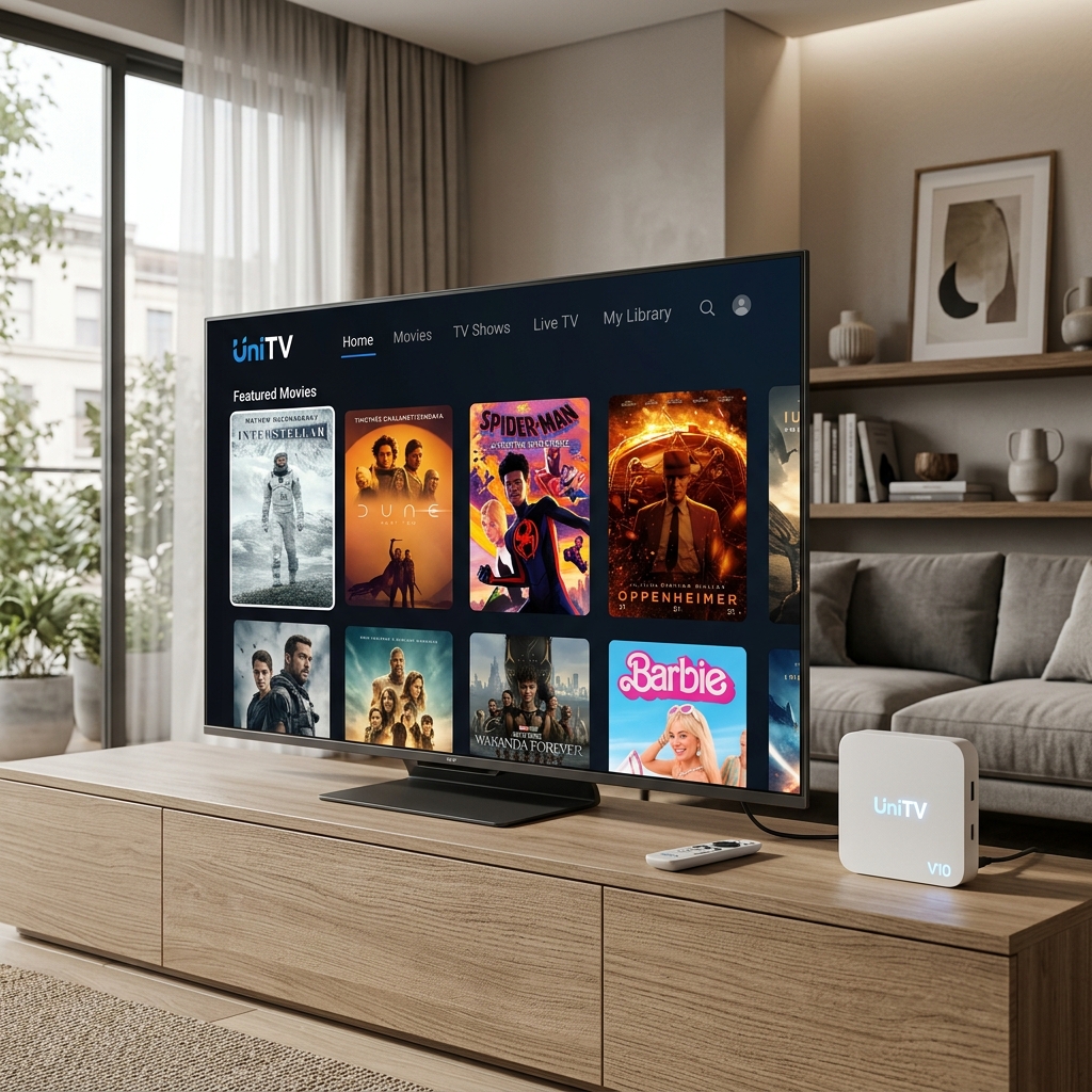 Smart TV UniTV Mockup